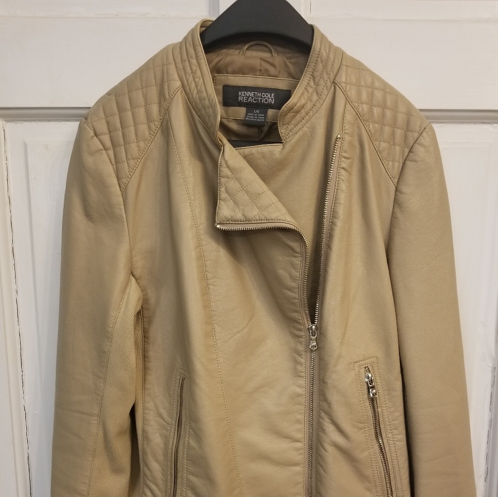 Womans asymmetrical coat